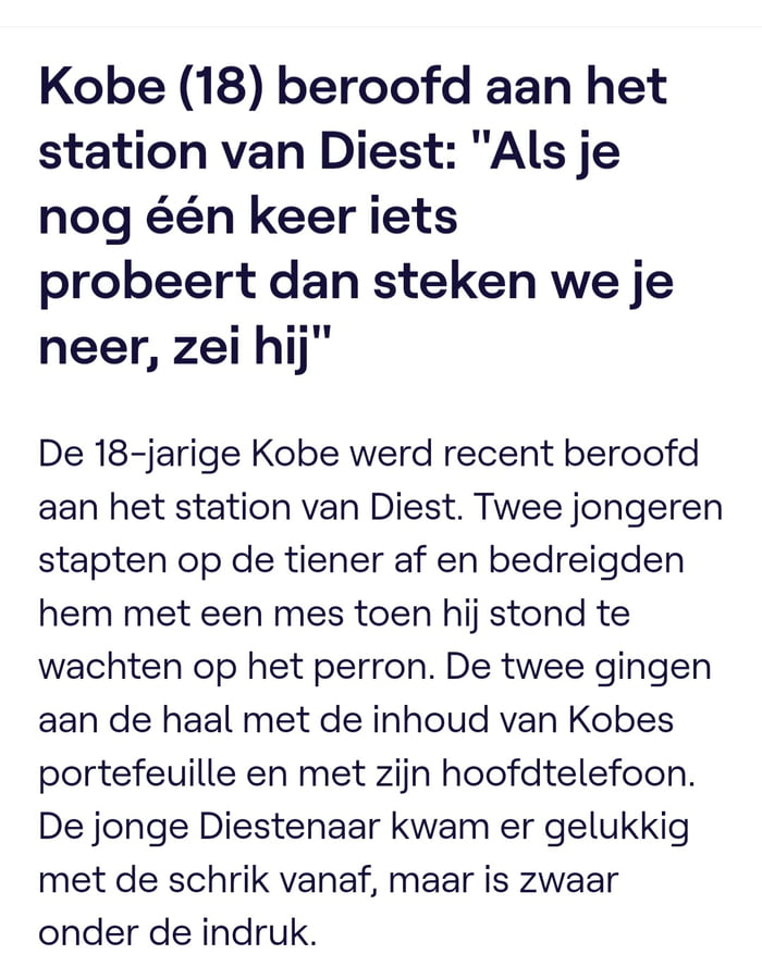 Jongeren = Criminelen Met Een Dubbele Nationaliteit. - 9GAG