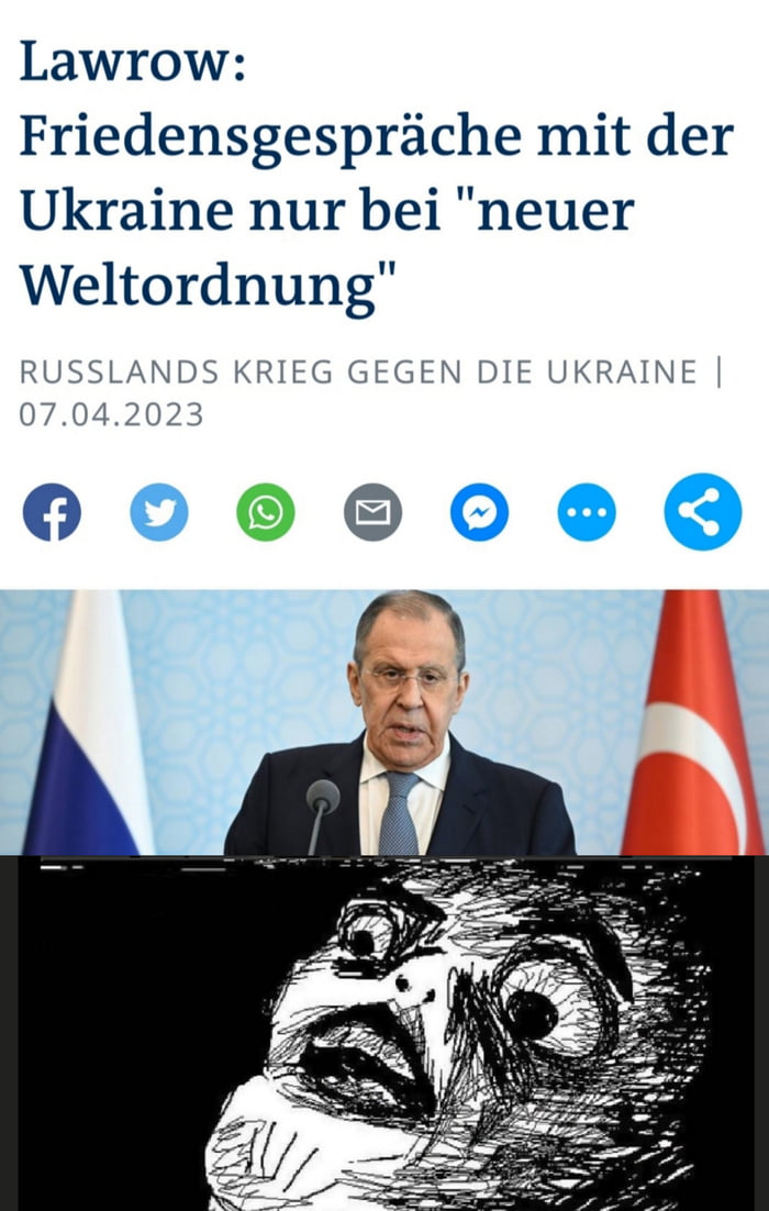 Huch, da ist er ja, der Wunsch nach der NWO, aber etwas anders als sich ...