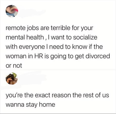 You are the reason they stay home.