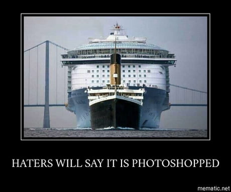 Titanic vs modern day cruise ship - 9GAG