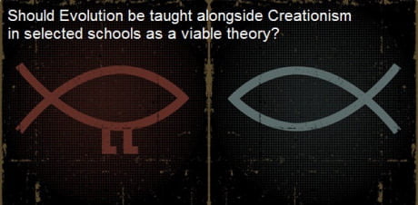 should creationism be taught along side should creationism be taught along side