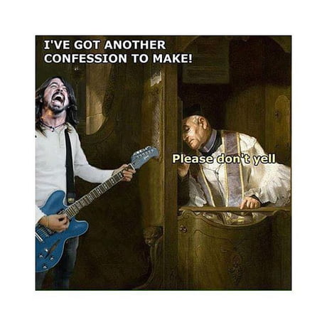 The singer from the drummer looks like Nirvana from Foo Fighters - 9GAG