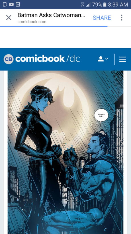 Batman proposes to Catwoman in Rebirth #24. I am so hyped! - 9GAG