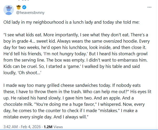 Not all heroes wear capes, some wear aprons