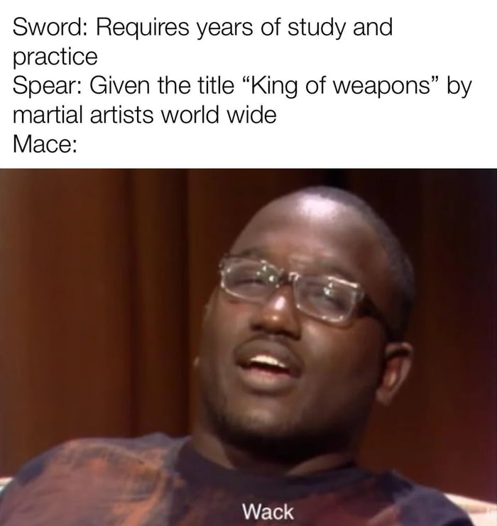Mace go *bonk*