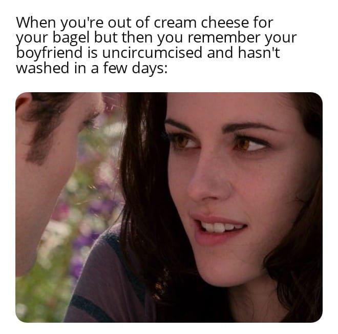 What's the matter baby, you've barely touched your smagel? 9GAG