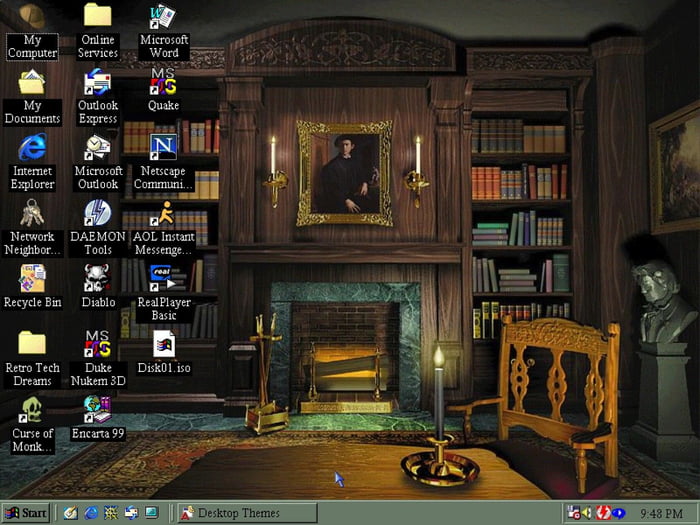 The happiest days of your life was when your desktop looked like this