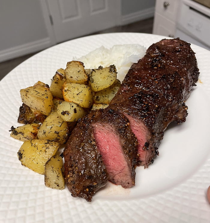 Denver steak and roasted potatoes - 9GAG