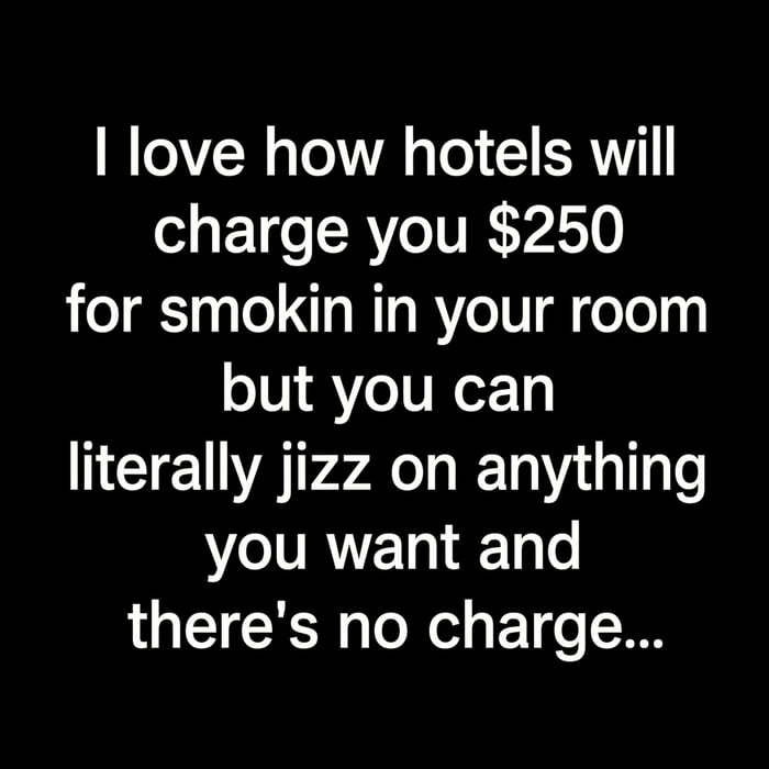 Hotels are funny