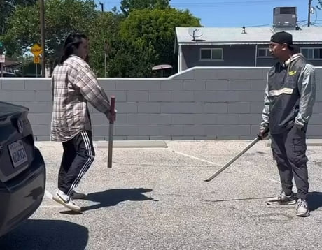 Well - that’s one way to use a sword!