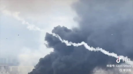 Tank blew up after being hit by AA