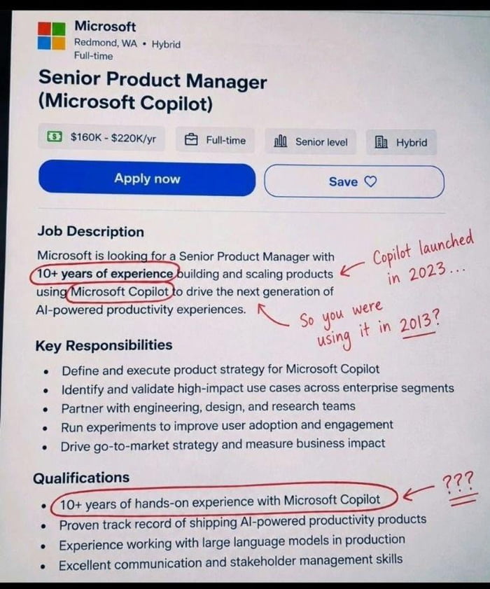 Lol microsoft