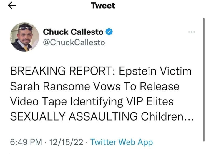 So much Anti Semitism against His Holiness Jeffrey Epstein
