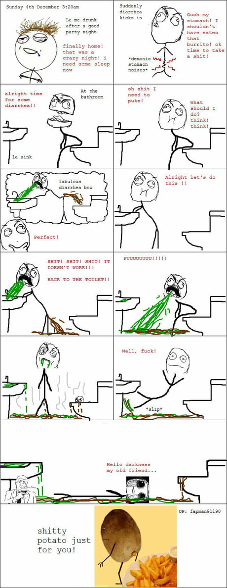 My first attempt at rage comics - 9GAG