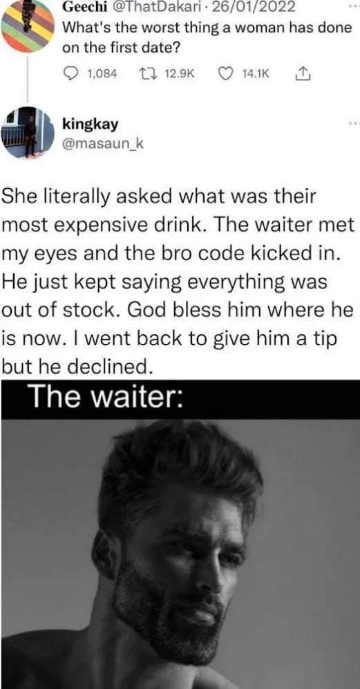 King you dropped something