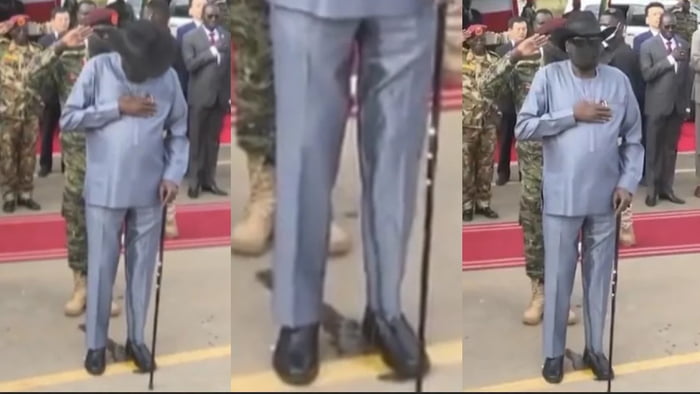 Journalists in prison because they photographed south Sudan president pissing himself.