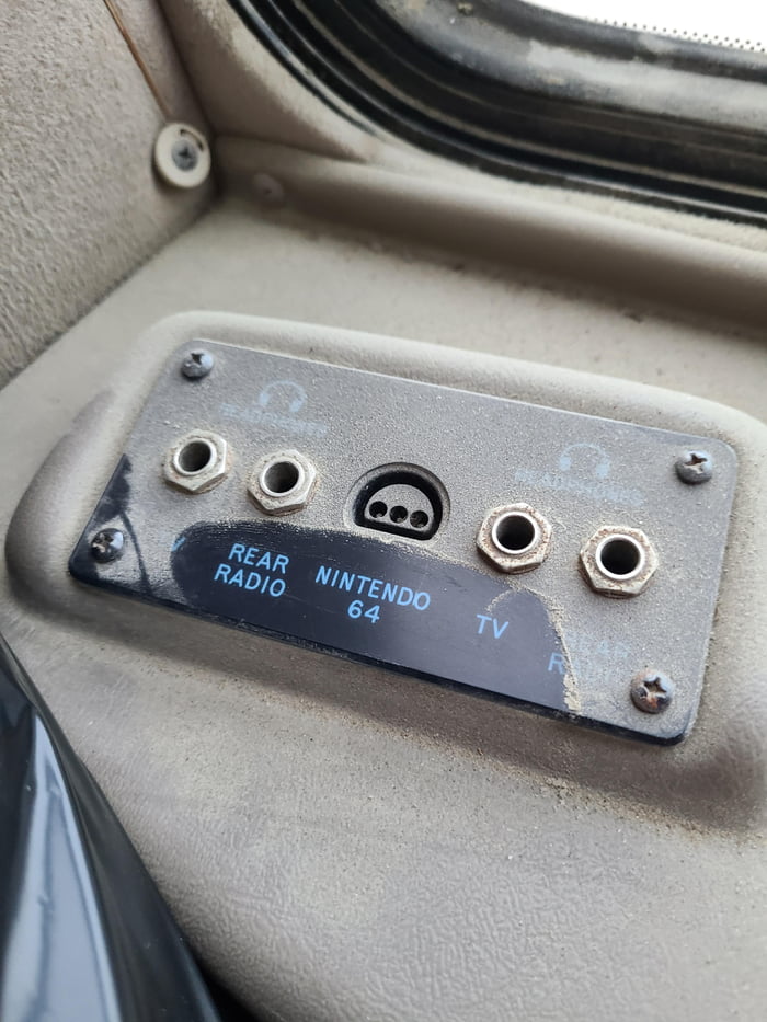 Old van with n64 hook up.