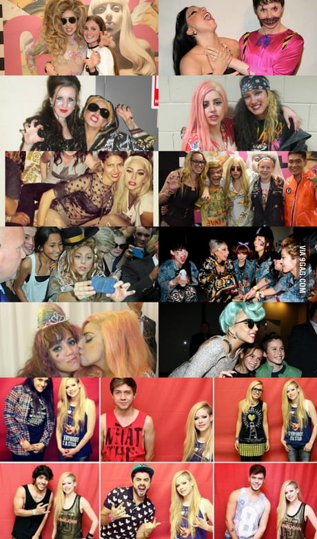 Lady Gaga Vs Avril Lavigne Meet And Greet 9gag