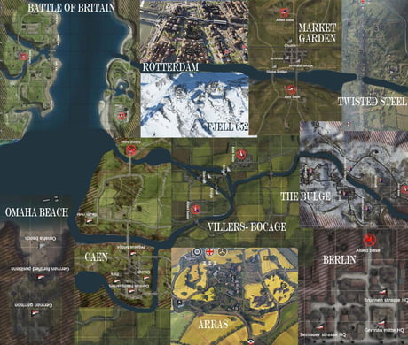 So Jackfrags Wants To Combine Past Battlefield Maps Into A Battle Royale Map Here S A Rough Western Europe One I Whipped Up In 5 Mins That Y Know Is Actually Ww2 Themed