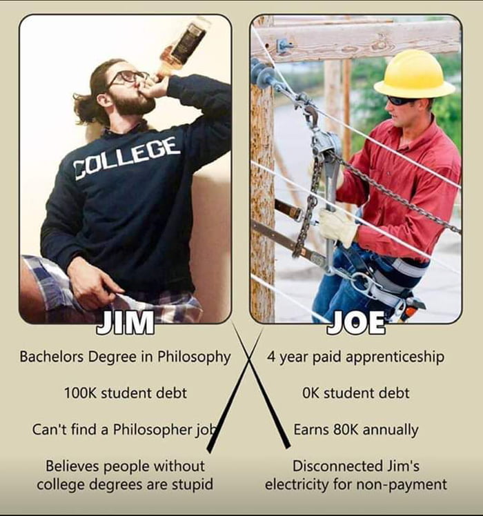 College ain&#039;t for everybody.
