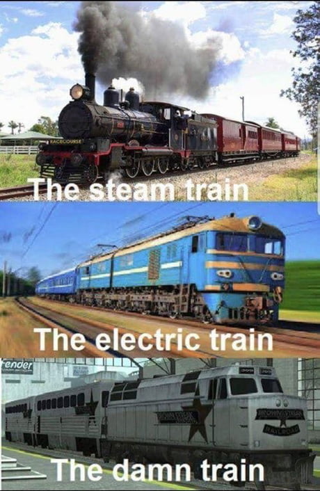 steam train meme