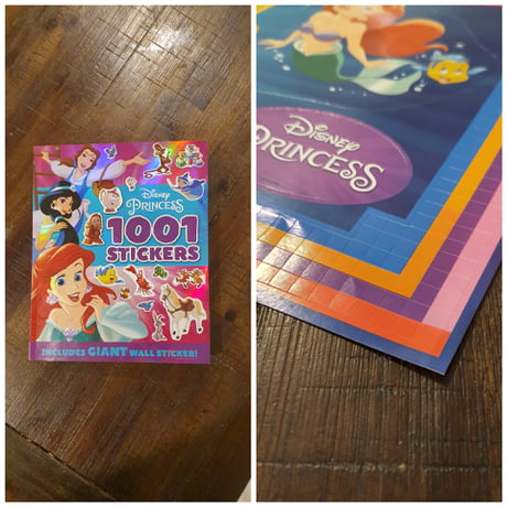 disney princess 1001 stickers