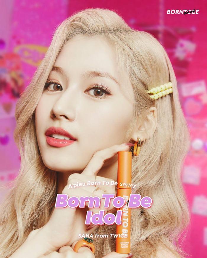 Photo : Apieu_japan Twitter Update - Sana “BORN TO BE IDOL”
