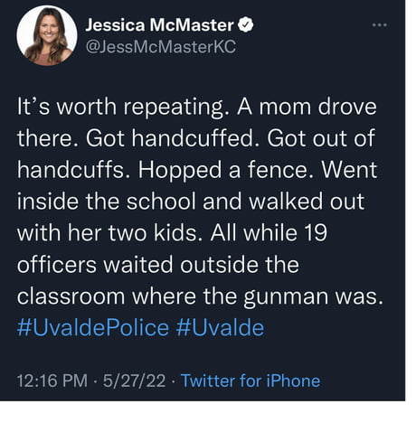 A mother did what the police refused to do