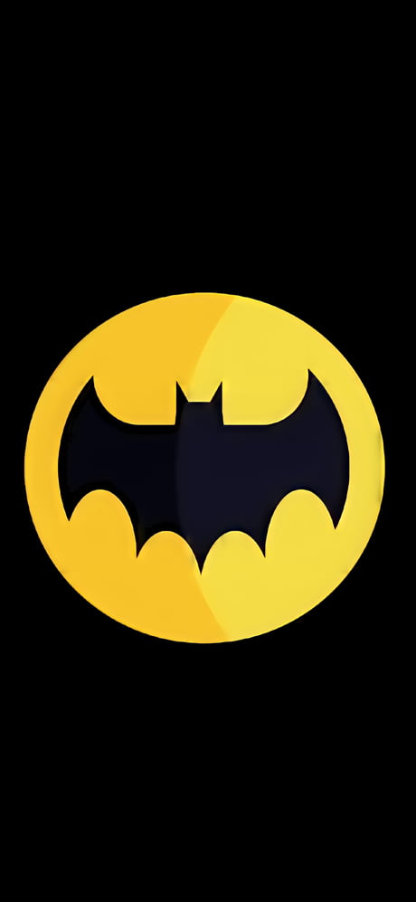 Minimal Batman Vector Logo (1440x3120) - 9GAG
