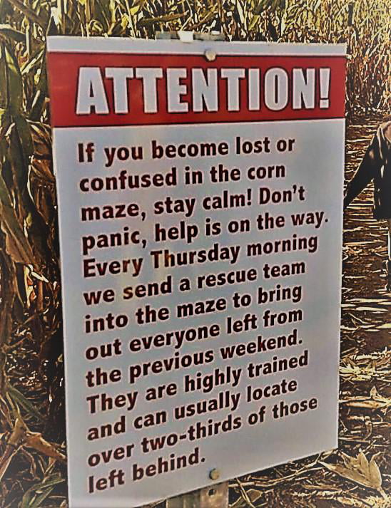 Corn maze 9gag