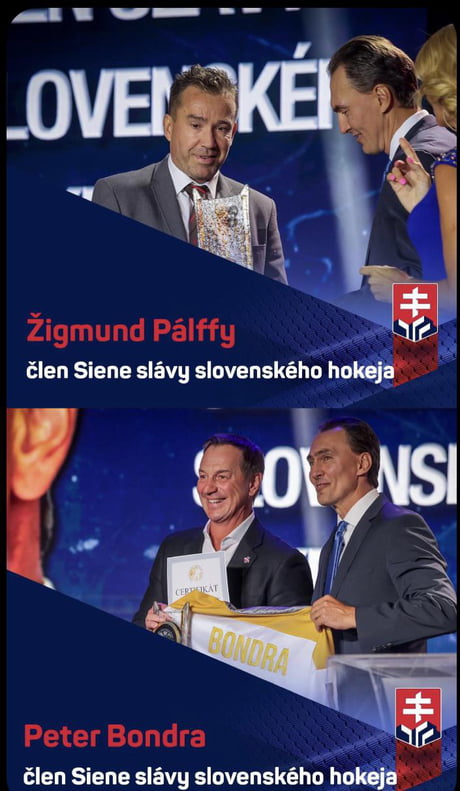 Zigmund Palffy and Peter Bondra are the newest members of Slovak Hockey Hall of Fame