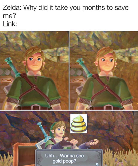 When someone calls link Zelda - 9GAG
