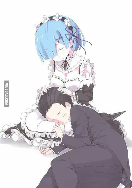 Anime Lap Pillow Re Zero - Bueno Wallpaper