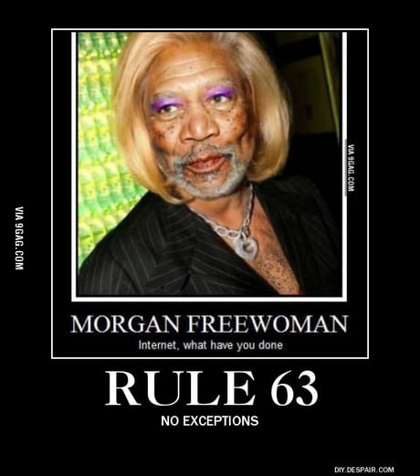 Rule 63 < Rule 63 is an Internet meme that states that, as a rule