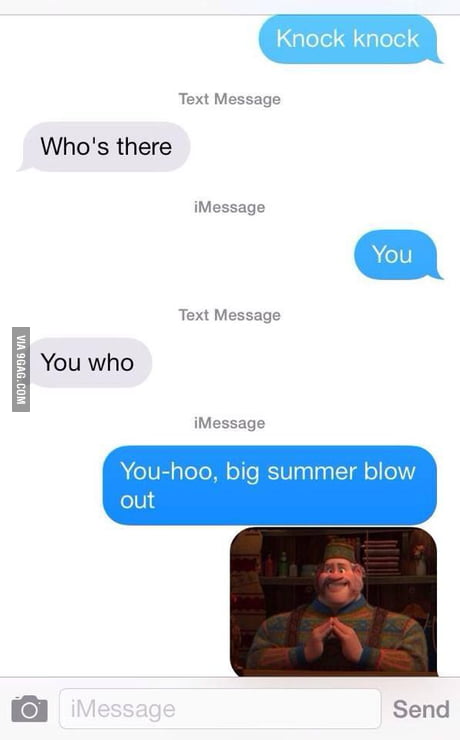 The only knock knock joke that never fails to make me laugh - 9GAG