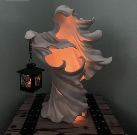 ghost with lantern statue cracker barrel