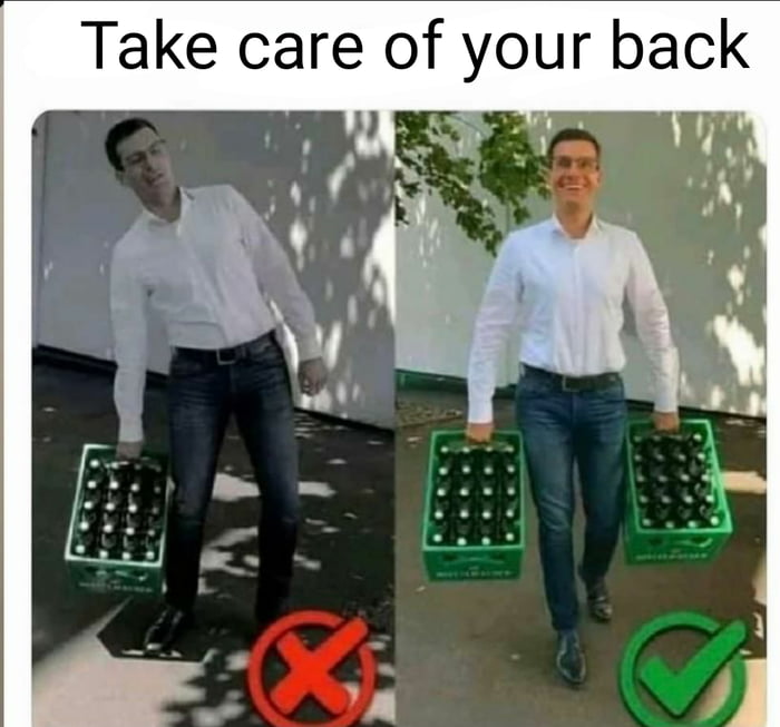 Take care of your back