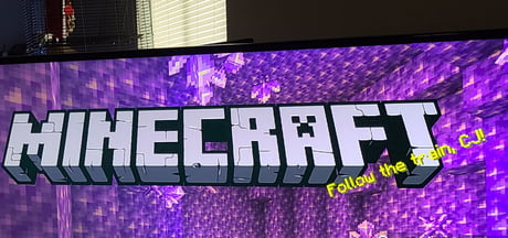 Saw This As I Was Opening The Game Up To Play I Love Minecraft S Splash Text 9gag