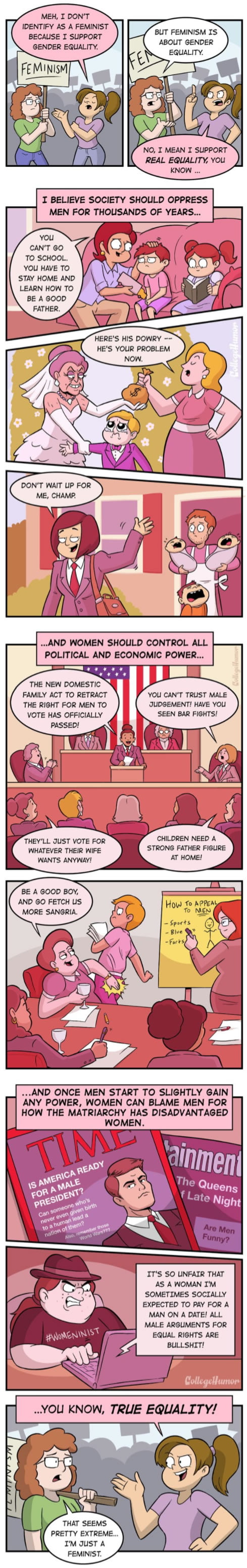 What You're Really Saying When You Support Gender Equality, But Not Feminism