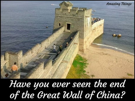 Laolongtou Is Where The Great Wall Of China Ends And Meets The Sea It Is Part