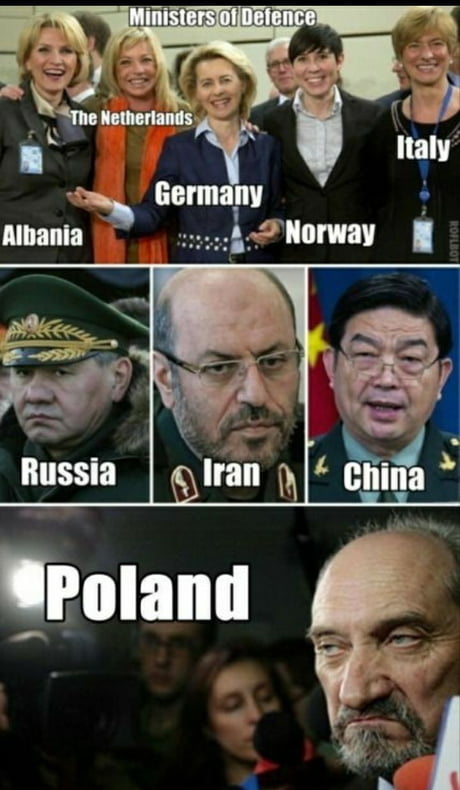 The Polish defense minister eat you alive with one look - 9GAG