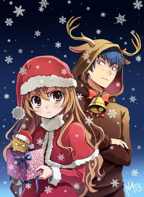 Anime Wallpapers Christmas For Desktop And Mobile Free Background Festive  Picture Background Image And Wallpaper for Free Download
