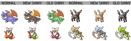 Pikachu family shiny recolor