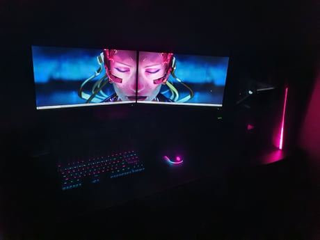 Just Joined Pcmr My First Budget Setup With I5 9400f Rx580 Oc 16gb 1t M2 And Water Cooling I M A Bit Proud Of Myself 9gag I5 9400f Rx580 Oc 16gb 1t M2, Led Desktop Computer Setup Mapnwea Org