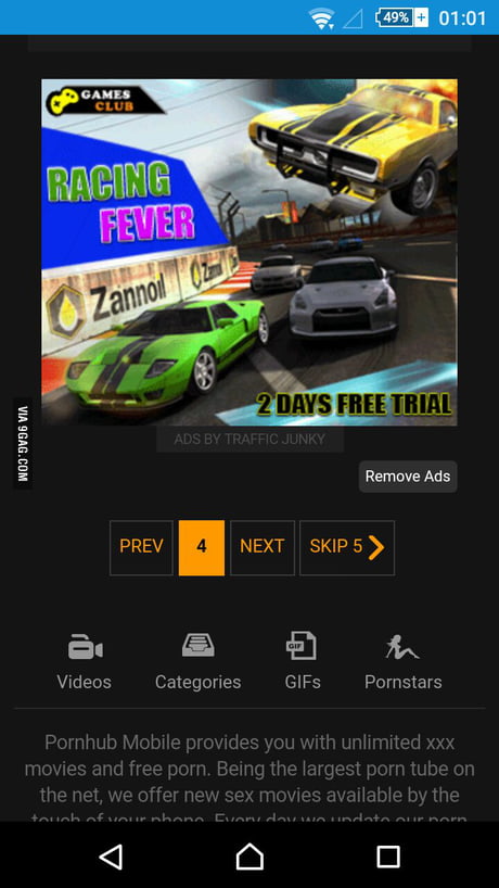 460px x 818px - Who the hell advertises a racing game on a porn site. - 9GAG