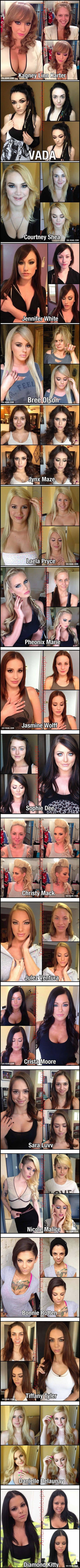 Porn Stars Without Makeup - 9GAG