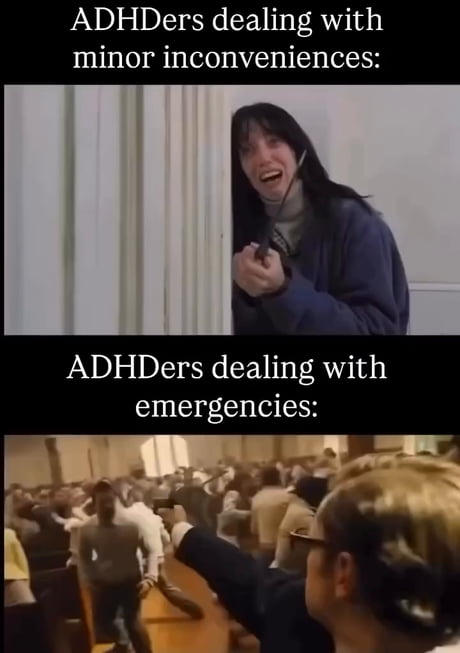 When the emergency mood hits, everything just fades away except the mission