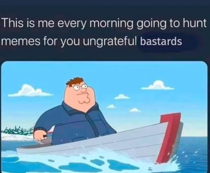 That's not me that's Peter Griffin