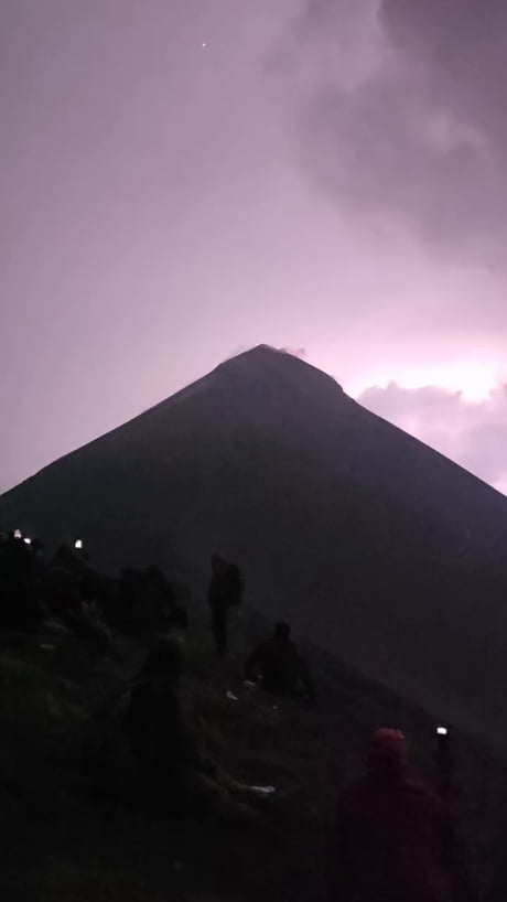 The Fuego Volcano in Guatemala