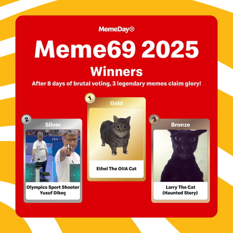 🎉 Meme of the Year Results Are In! Big thanks to everyone who voted in this year's Meme of the Year.